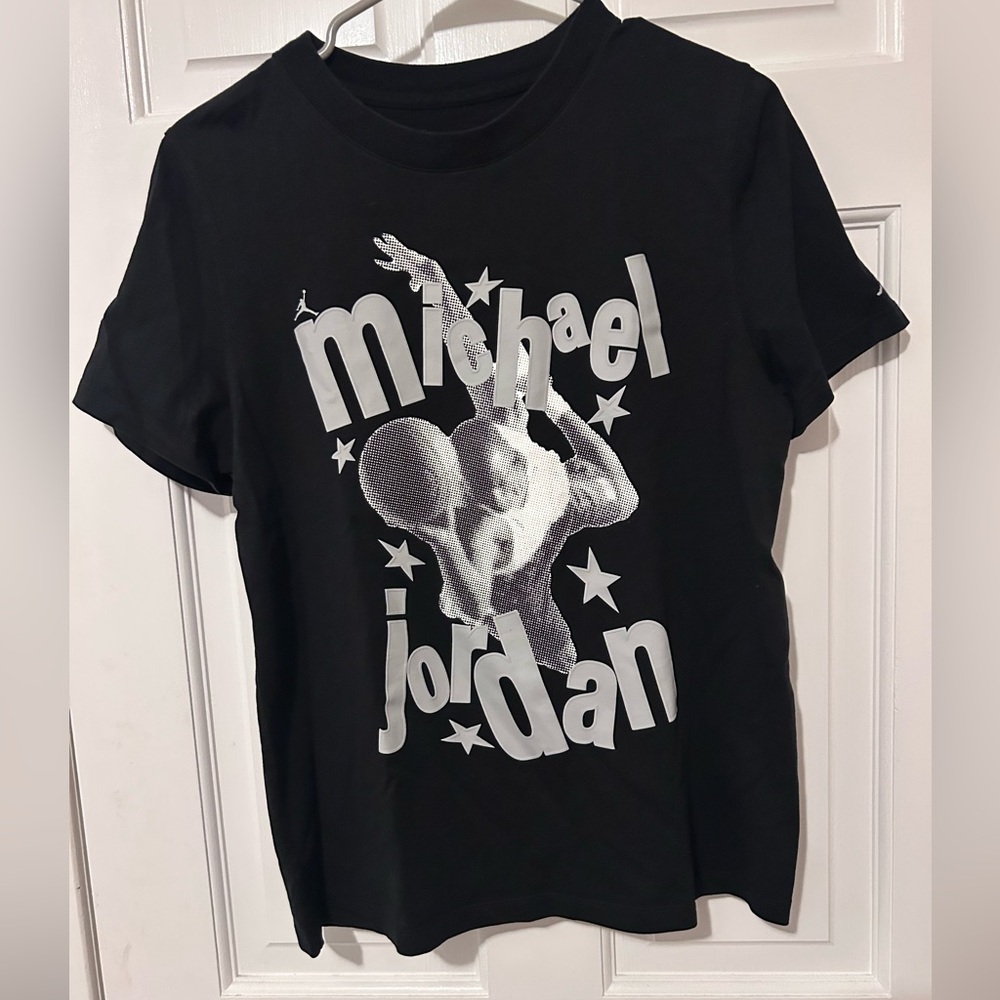 Jordan Black and White Graphic Tee